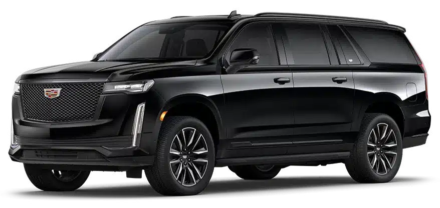 Black Cadillac Escalade SUV