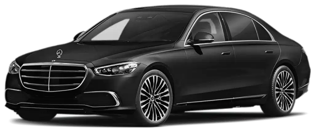 Black Mercedes-Benz S 580 sedan